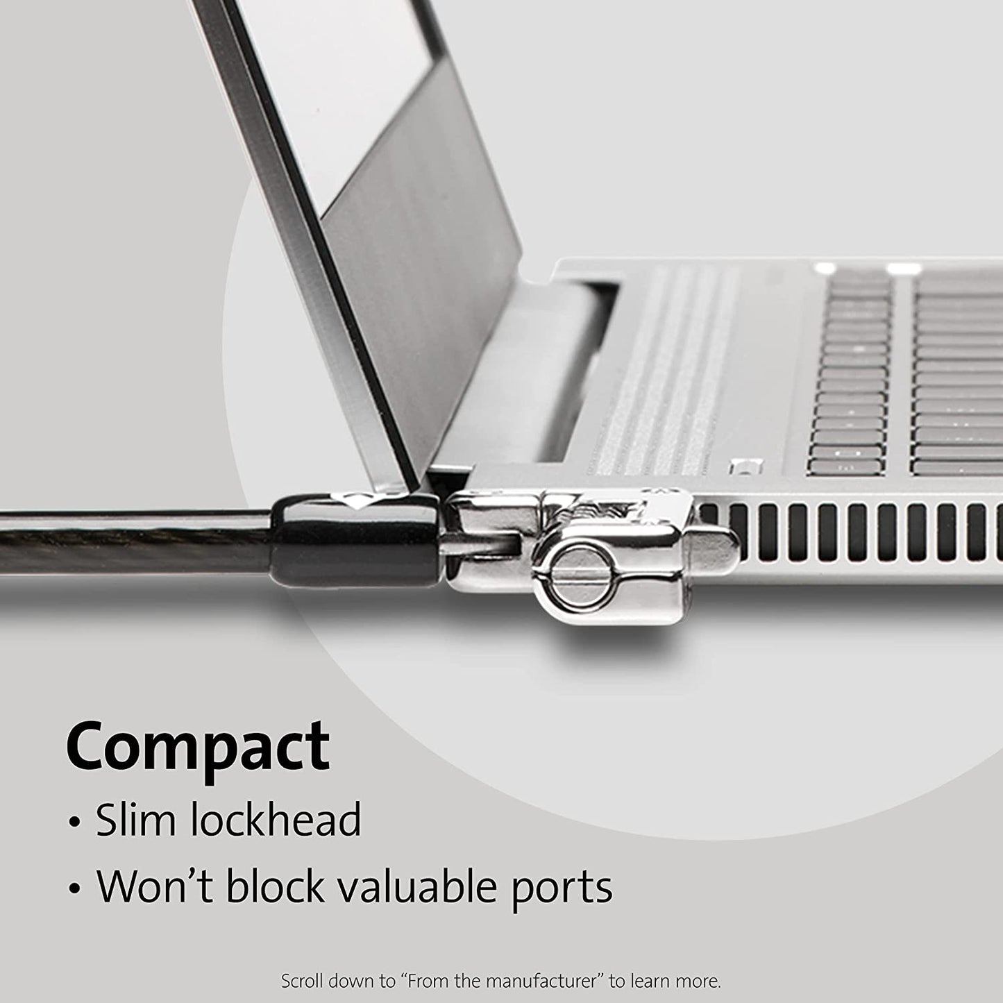 Kensington Slim NanoSaver Combination Ultra Cable Lock for Nano Slot (K60629WW)
