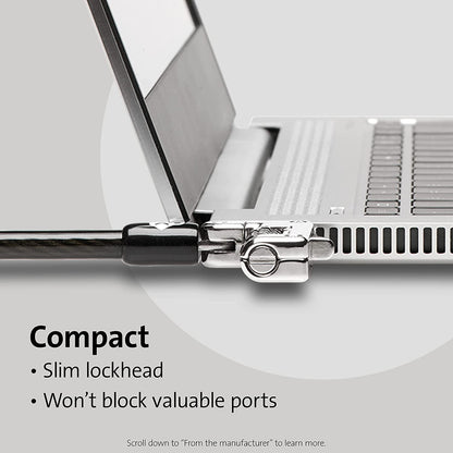 Kensington Slim NanoSaver Combination Ultra Cable Lock for Nano Slot (K60629WW)