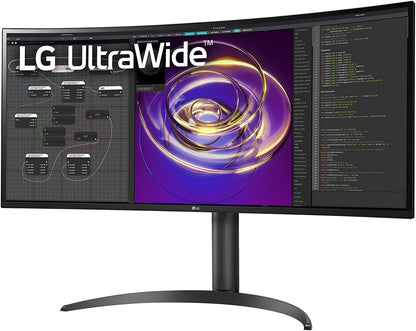 LG 34WP85CN-B.AUS 34” Curved UltraWide QHD IPS HDR Monitor with USB Type C