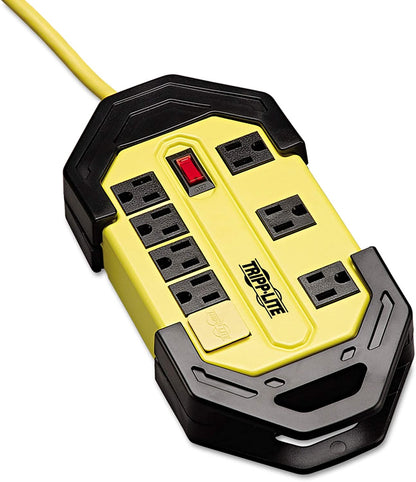 Tripp Lite Power It! 8-Outlet Safety Power Strip, 15-ft. Cord, Hang Holes, Cord Wrap, Outlet Covers