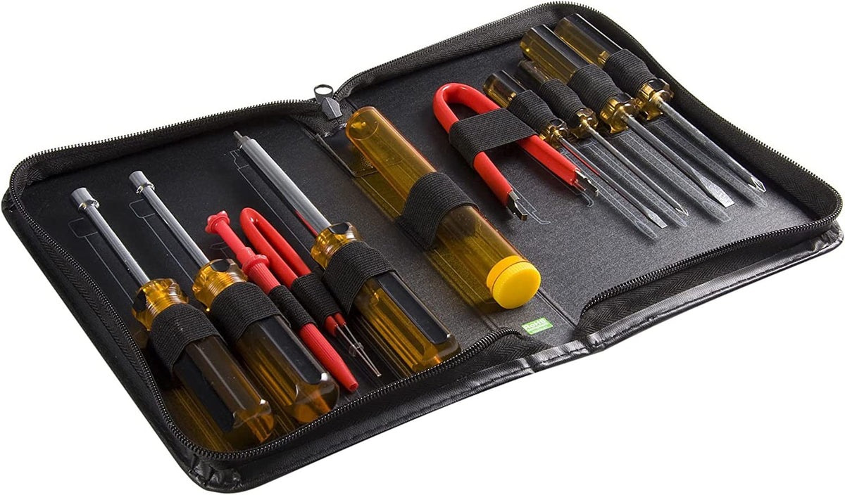 StarTech.com 11 Piece Computer Tool Kit - PC Repair Tool Kit with Zippered Vinyl Carrying Case (CTK200),One Color PC Computer Tool Kit 11 Piece