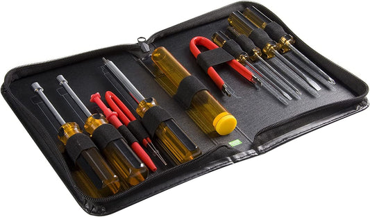 StarTech.com 11 Piece Computer Tool Kit - PC Repair Tool Kit with Zippered Vinyl Carrying Case (CTK200),One Color PC Computer Tool Kit 11 Piece