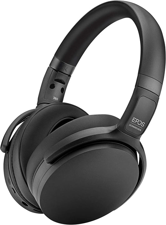 EPOS | SENNHEISER Adapt 360 Black (1000209) - Dual-Sided, Dual-Connectivity, Wireless, Bluetooth, ANC Over-Ear Headset | for Mobile Phone &amp; Softphone | Teams Certified