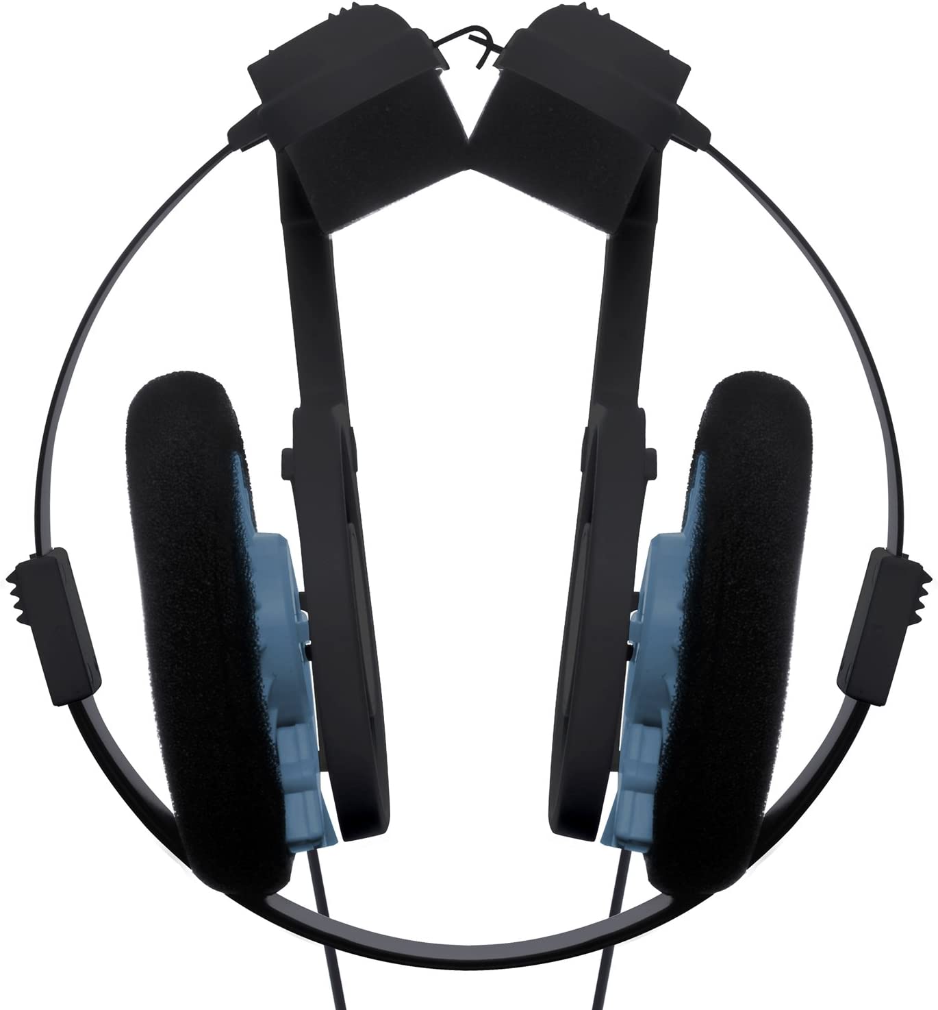 Koss Porta Pro with Microphone and Remote On-Ear Headphones, in-Line Microphone and Touch Remote Control, Collapsible Design, Wired with 3.5mm Plug, Black and Silver