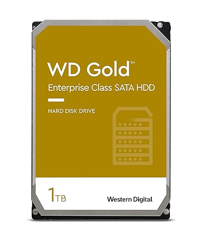 Western Digital Gold Internal Hard Drive HDD 1000 GB Serial ATA III