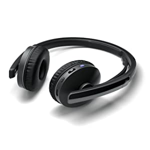 EPOS | Sennheiser Adapt 260 (1000882) Dual Sided Headset, Wireless, Dual-Connectivity Bluetooth, USB-A Dongle Included, UC Optimized and Microsoft Teams Certified, Black Dual Sided USB-A