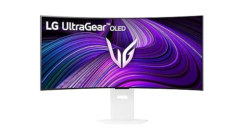 LG 39GX90SA-W 39-inch Ultragear WQHD (3440 x 1440) OLED Curved Gaming Monitor 240Hz, 1ms, NVIDIA G-Sync Compatible, AMD FreeSync Premium, VESA DisplayHDR True Black 400, webOS, USB Type-C, White White 39" WQHD 3440 x 1440 240 Hz