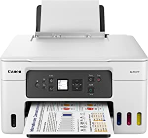 Canon MAXIFY GX3020 Wireless MegaTank All-in-One Color Printer, [Print, Copy, Scan], with Mobile Printing