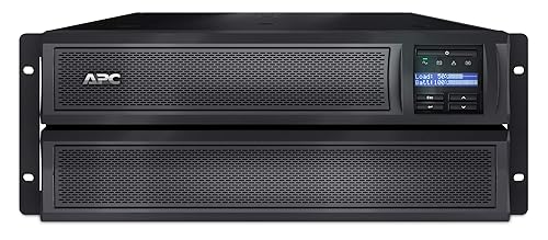 APC by Schneider Electric APC Smart-UPS X, Line Interactive, 2200VA, Rack/tower convertible 4U, 208V-230V, 8x C13+2x C19 IEC, SmartSlot, Extended runtime, Short depth