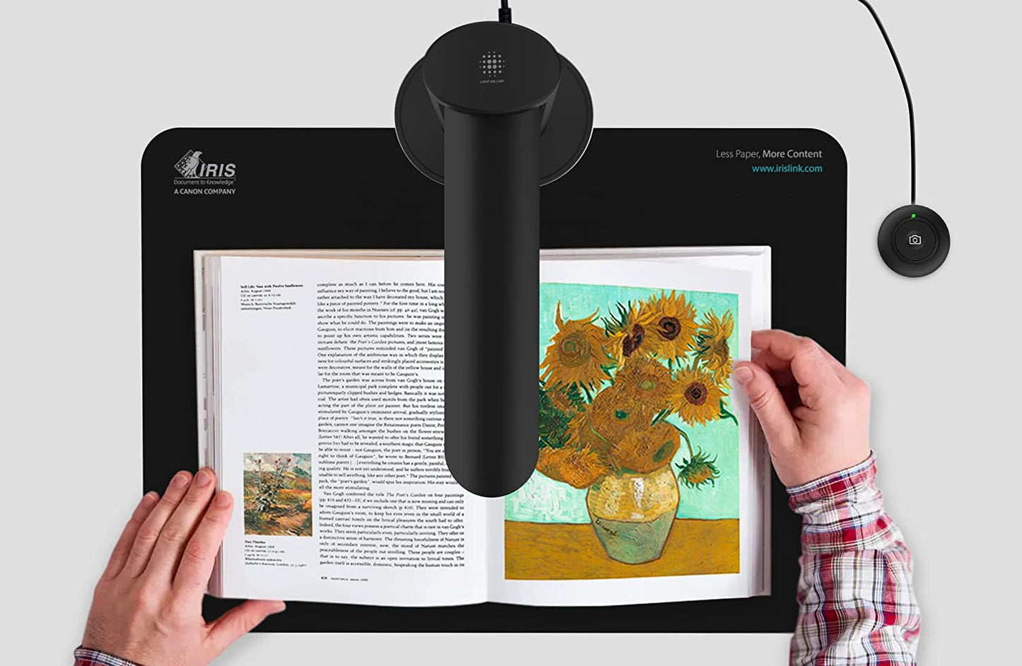 IRIScan Desk 6 Business-Prof.Document,Receipt,Book Scanner,Auto-Flatten &amp; Deskew,32MP,Capture 11x17in,136 Languages OCR,Text to Speech,PDF/Search,PDF/Word/Tiff/Excel,Video Distance Learning,Win&amp;Mac