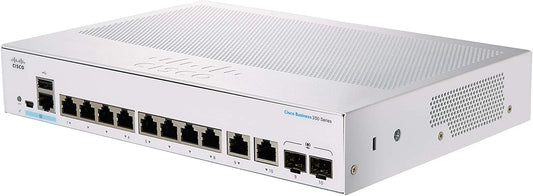 Cisco Business CBS350-8P-2G Managed Switch | 8 Port GE | PoE | 2x1G Combo | Limited Lifetime Protection (CBS350-8P-2G-NA) 8-port GE / PoE+ / 67W / 2 x GE Uplinks