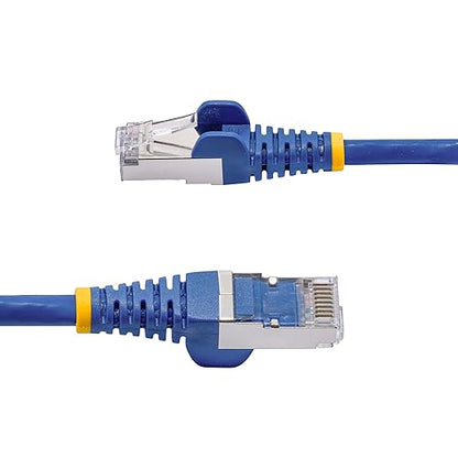 StarTech.com 10ft Blue CAT8 Ethernet Cable, Snagless RJ45, 25G/40G, 2000MHz, 100W PoE++, S/FTP, 26AWG Pure Bare Copper, LSZH