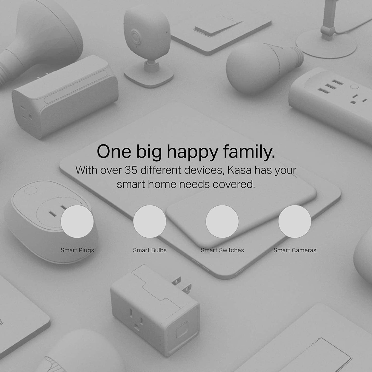 Kasa Smart Plug HS103P4, Smart Home Wi-Fi Outlet Works with Alexa, Echo, Google Home &amp; IFTTT, No Hub Required, Remote Control, 15 Amp, UL Certified, 4-Pack, White Mini 4-Pack