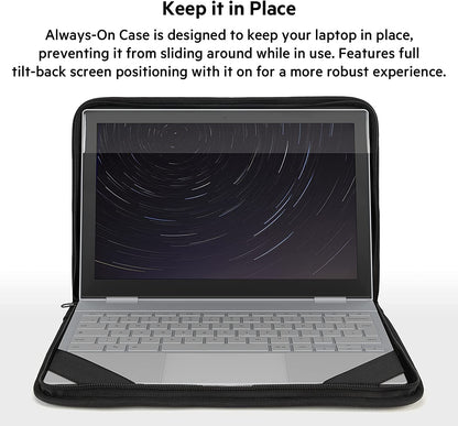 Belkin Always-On Laptop Sleeve Case Compatible with 11 inch to 12 inch Laptop, Tablet, ChromeBook, iPad and MacBook for Device Protection with Two Pockets 11"-12" Always-On