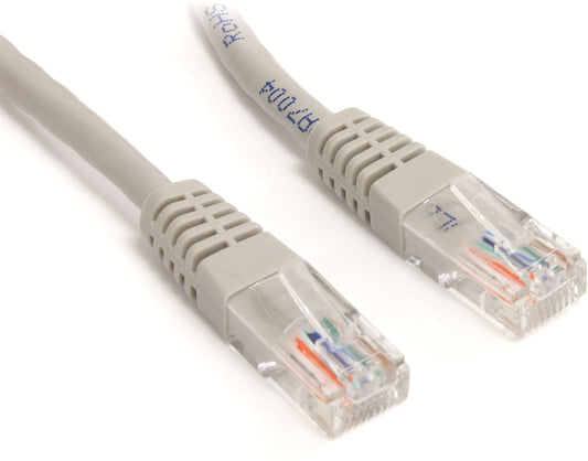 StarTech.com 100 ft Cat5e Patch Cable with Molded RJ45 Connectors - Gray - Cat5e Ethernet Patch Cable - 100ft UTP Cat 5e Patch Cord (M45PATCH100G) 100 ft / 30.5m Grey