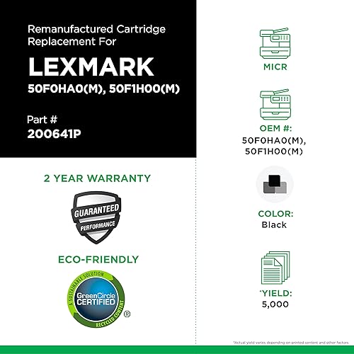 WPP 200641P Remanufactured High Yield MICR Toner Cartridge for Lexmark MS310