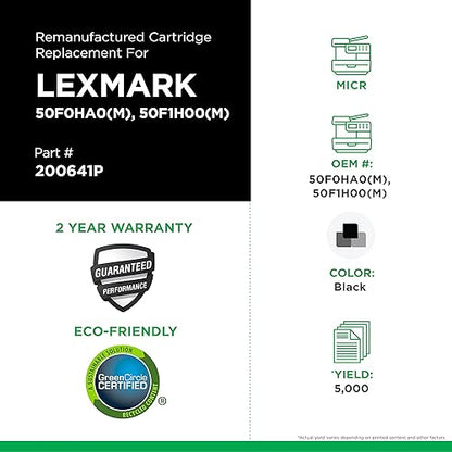 WPP 200641P Remanufactured High Yield MICR Toner Cartridge for Lexmark MS310