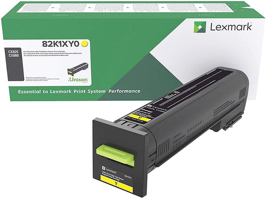 Lexmark 82K1XM0 Toner Cartridge, Yellow