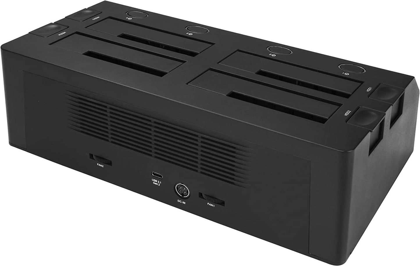 StarTech.com 4-Bay USB 3.1 to SATA Hard Drive Docking Station, 10Gbps USB Hard Drive Dock, External 2.5/3.5" SATA III SSD/HDD Docking Station, Hot-Swap, Top-Loading (SDOCK4U313)