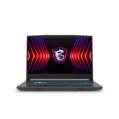 MSI Thin 15 B12UC-1480CA 15.6 144Hz Gaming Laptop, Intel Core i7-12650H, RTX 3050, 16GB DDR5, 512GB NVMe SSD, Windows 11 Home