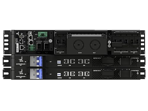 Vertiv Liebert GXT5 Lithium-Ion Online UPS 8kVA/8kW 120V/208V Rack/Tower with Hardwired Input and Hardwired Output, Intellislot with RDU101, and Extended Runtime Capability (GXT5LI-8000MVRT4UXLN)
