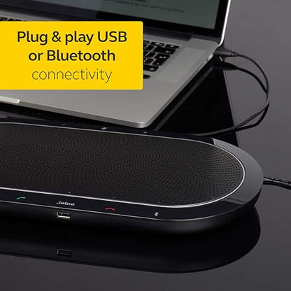 Jabra Speak 810 MS Wireless Bluetooth Speakerphone - Portable Conference Speaker with Superior Audio for Larger Conference Calls, Quick Set-Up - Certified for Microsoft Teams Skype Optimized Speak 810