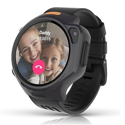 myFirst Fone R2 (North America Version) Kids Smartwatch with eSIM Video Calls Messaging Real-Time GPS Tracking SOS Button Safety Alerts Music Player Gift for Boys & Girls (Acai Purple)
