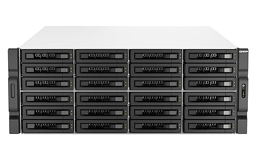 QNAP TS-h3087XU-RP-E2378-64G-US 30 Bay NAS 4U Rackmount Hybrid NAS with Intel® Xeon® Processor, Dual 10GbE, ZFS Storage for virtualization and Data-Intensive Enterprise Applications