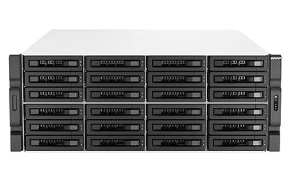 QNAP TS-h3087XU-RP-E2378-64G-US 30 Bay NAS 4U Rackmount Hybrid NAS with Intel® Xeon® Processor, Dual 10GbE, ZFS Storage for virtualization and Data-Intensive Enterprise Applications