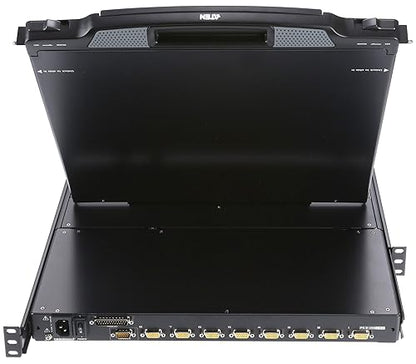 ATEN CL5708N Slideaway 8-Port PS/2 USB VGA KVM Switch with 19" LCD, Daisy-Chain Port, and USB Peripheral Support