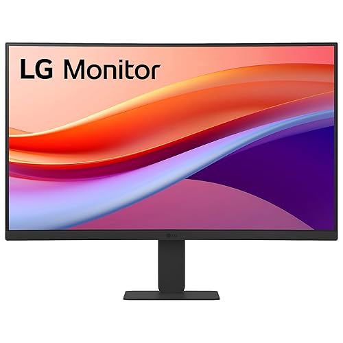 LG FHD Curved Monitor (24U421A) - 23.8" 1920x1080, 100Hz, sRGB 99% (Typ.), USB-C, Reader Mode, Flicker Safe, Dynamic Action Sync, Black Stabilizer, LG Switch App, 3-Side Borderless, Tilt Adjustable