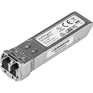 StarTech.com Cisco SFP-10G-SR-S Compatible SFP+ Module - 10GBASE-SR - 10GbE Multimode Fiber MMF Optic Transceiver - 10GbE SFP+ - LC 300m - 850nm - DDM Cisco Firepower, ASR9000, C9300 (SFP10GSRSTTA) SFP-10G-SR (TAA) Single