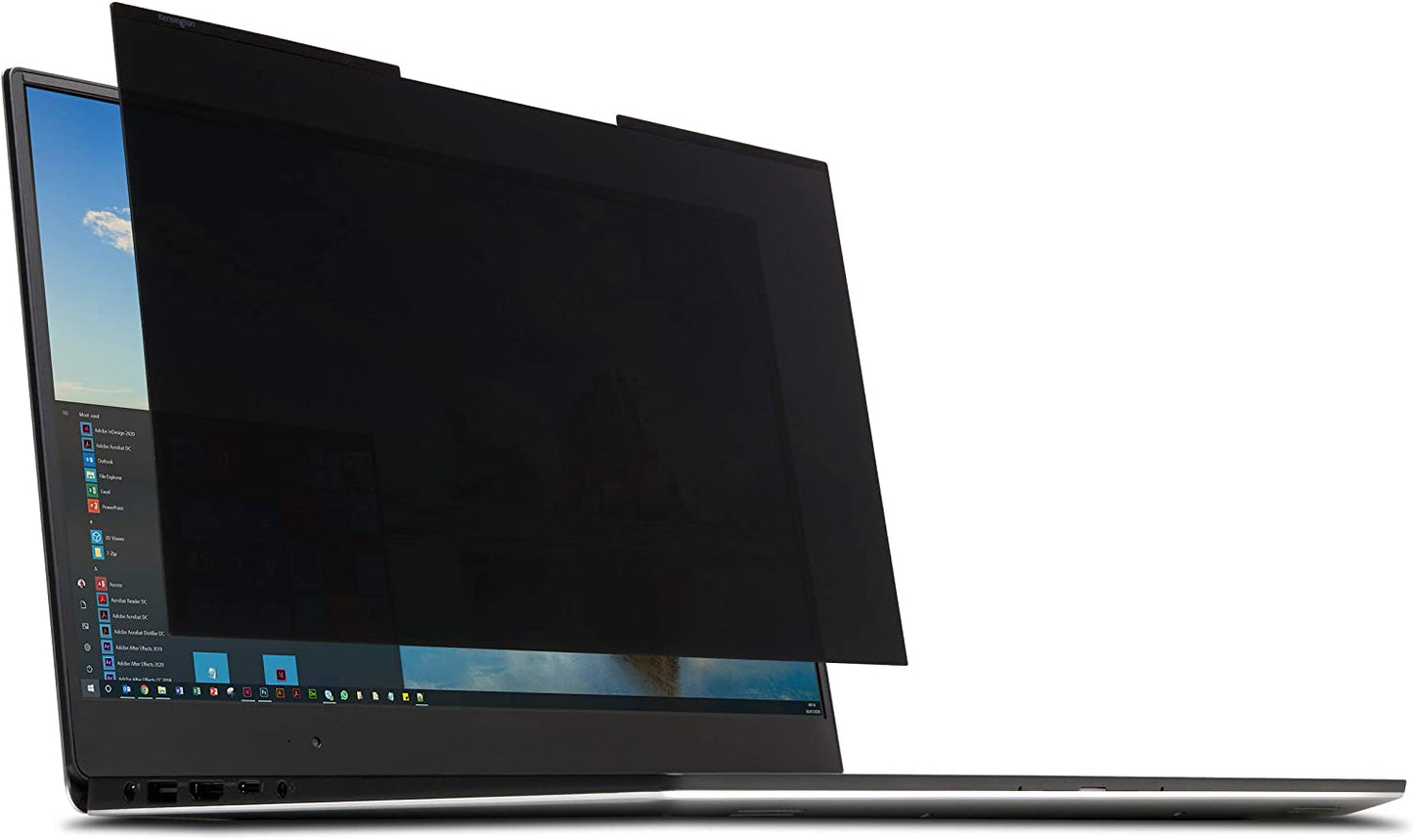 Kensington MagPro™ 15.6 Inch Magnetic Privacy Screen for Laptop, Removable 16:9 Laptop Privacy Filter Shield, Anti-Glare, Blue Ray Reduction, Compatible with HP/Dell/Acer/Asus/Lenovo (K58353WW) Laptop 15.6" (16:9)