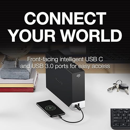 Seagate 4TB One Touch Hub External Hard Drive Desktop