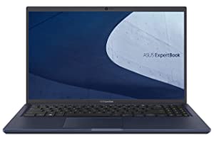 ASUS B1500CEAE-C73WP-CA ExpertBook B1 Business Laptop, 15.6” FHD, Intel Core i7-1165G7, 12GB RAM, 512GB SSD, Military Grade Durable, Webcam Privacy Shield, Win 11 Pro, Star Black