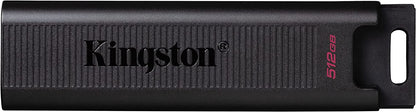Kingston USB DT MAX 512GB Type C 3.2 Gen 2 Reading: 1,000MB/sec Writing: 900MB/sec (DTMAX/512GBCR)