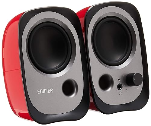 Edifier R12U Stereo Computer Bookshelf Speakers - Red