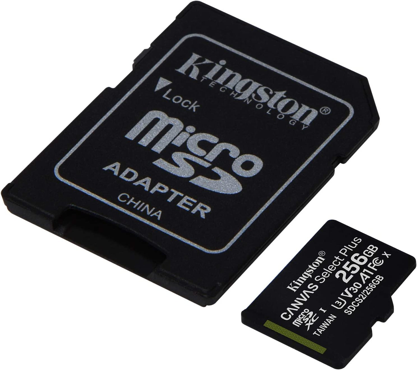 Kingston 256GB microSDXC Canvas Select Plus Class 10 Flash Memory Card SDCS2 Memory