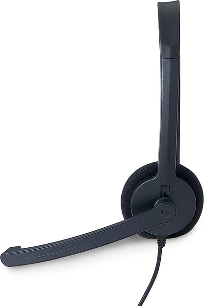 Verbatim Mono 3.5mm Headset with Microphone and in-Line Remote Mono - In-Line Remote