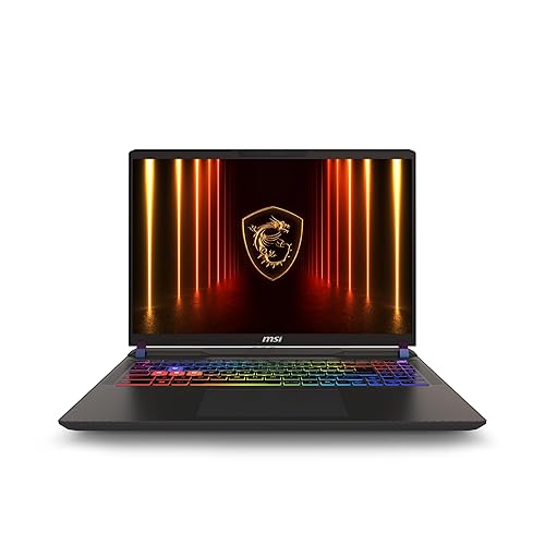 MSI Vector 16 HX AI A2XWHG-225CA 16" QHD+ 240Hz Gaming Laptop, Intel Core Ultra7-255HX, RTX 5070Ti, 32GB DDR5, 1TB NVMe SSD, Windows 11 Home
