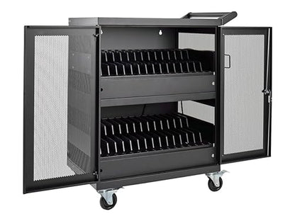 Tripp Lite 32-Port AC Charging Cart Storage Station for Chromebooks, Laptops and Tablets (CSC32AC) 32 Port AC Cart