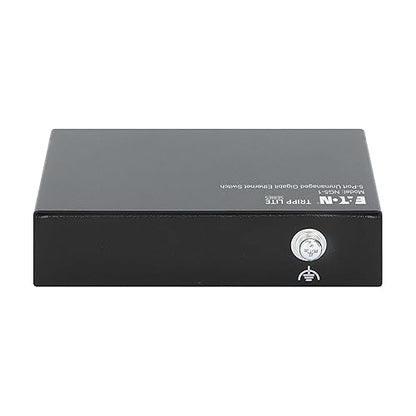 Tripp Lite Series 5-Port Desktop Unmanaged Gigabit Ethernet Network Switch, Metal Enclosure, Plug-and-Play, Ethernet Splitter, Auto-Negotiable, Wall Mount Option, 3-Year Warranty (NG5-1)
