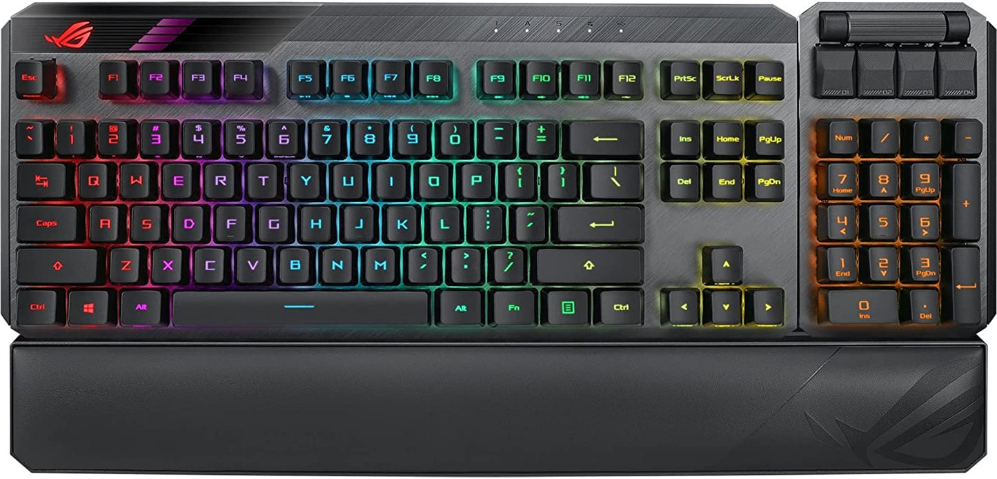 ASUS - COMPONENTS MA02ROGCLAYMOREIIBLU ASUS ROG CLAYMOREII WRLS KB
