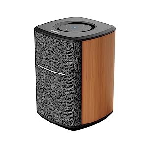 Edifier Mic-Free Smart Speaker, Works with Alexa, Supports AirPlay 2, Spotify Connect, Tidal Connect, 40W RMS Wi-Fi and Bluetooth Sound System, No Microphone, MS50A