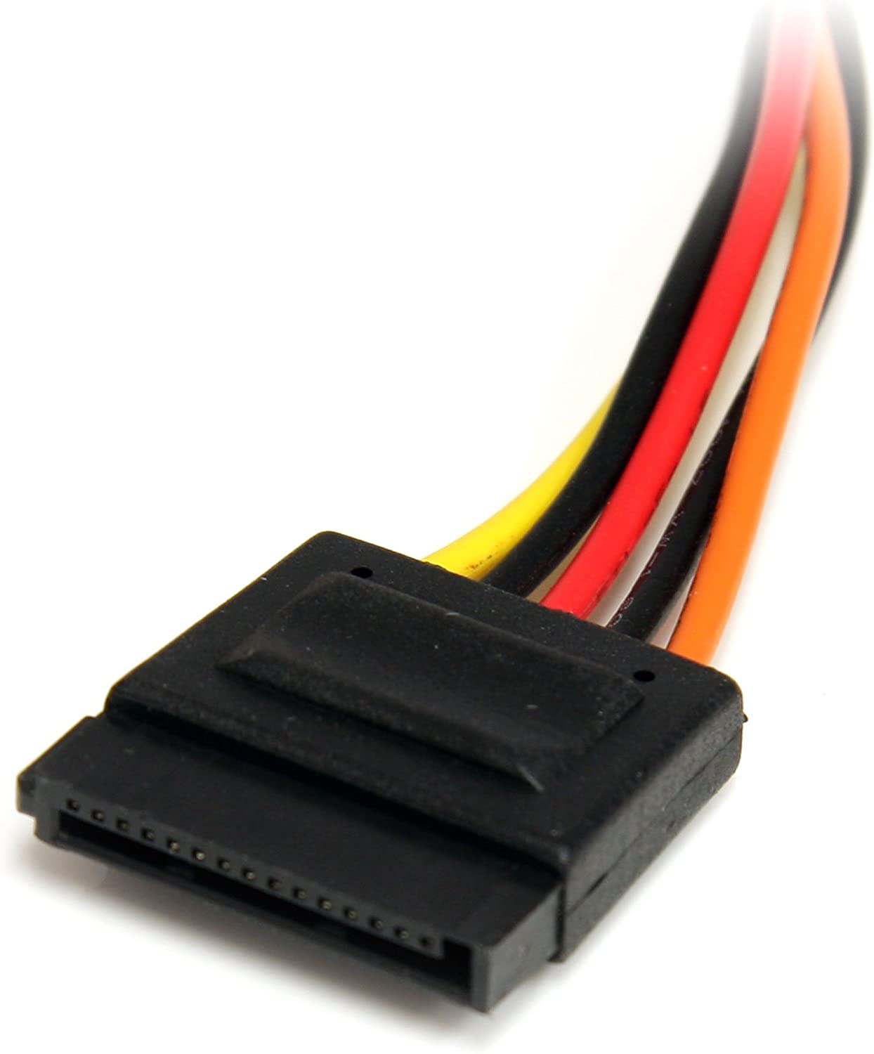 StarTech.com 12in 15 pin SATA Power Extension Cable - SATA Power Male to Female Extender - 12 Inch SATA Power Extension Cord (SATAPOWEXT12)