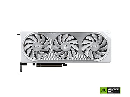Gigabyte GeForce RTX 4060 Ti AERO OC 16G Graphics Card, 3X WINDFORCE Fans, 16GB 128-bit GDDR6, GV-N406TAERO OC-16GD Video Card