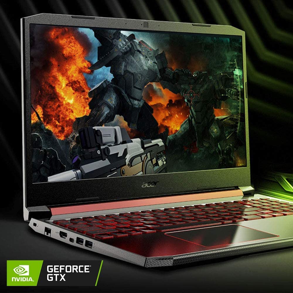 Newest ACER Nitro 5 15.6" IPS FHD Gaming Laptop, Intel Quad Core i5-9300H, 20GB RAM, 256GB PCIe SSD Boot + 2TB HDD, NVIDIA GeForce GTX 1650, Backlit Keyboard, Windows 10 + Woov Laptop Sleeve Bundle