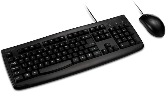 Kensington Pro Fit Washable Wired Desktop Set (K70316US) keyboard + mouse set