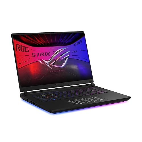 ASUS ROG Strix Scar 16 (2025) Gaming Laptop, 16” ROG Nebula HDR 16:10 2.5K 240Hz/3ms, NVIDIA® GeForce RTX™ 5070Ti, Intel® Core™ Ultra 9 HX, 32GB DDR5-5600, 1TB PCIe Gen 4 SSD, G635LR-XS96
