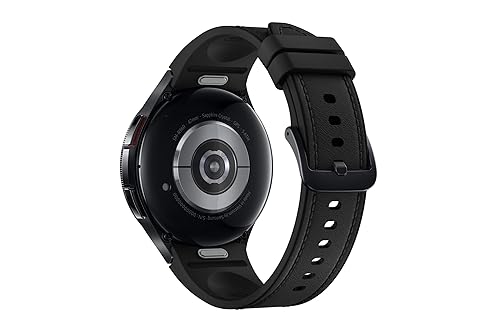 Samsung Galaxy Watch6 Classic, Black, 47mm, Bluetooth, Sleep Coaching, ECG, Heart Monitor, Fall Detection, SOS, Fitness Tracker, Camera Access, Digital Wallet (CAD Version and Warranty) Black 47mm Classic Watch Only